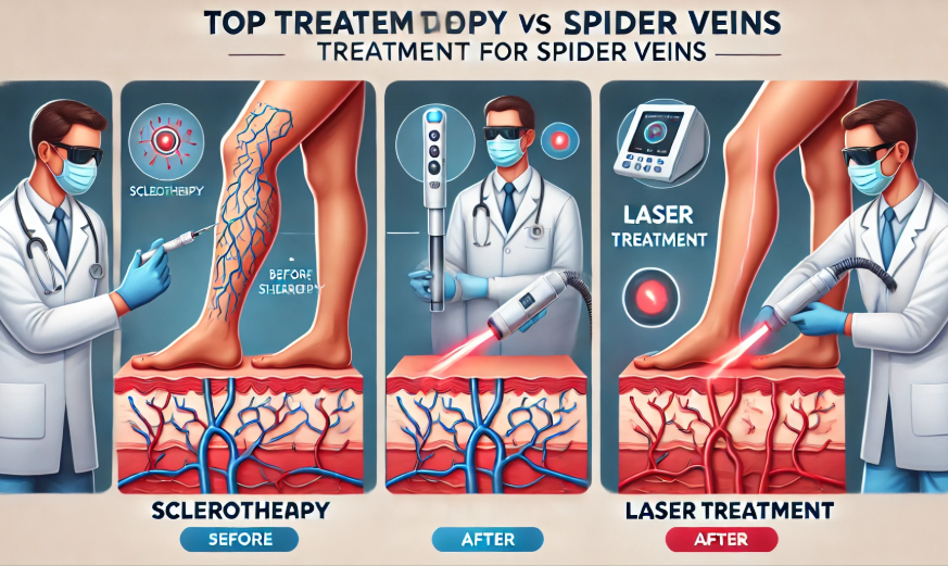 Top Treatment Options for Spider Veins